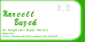 marcell buzek business card